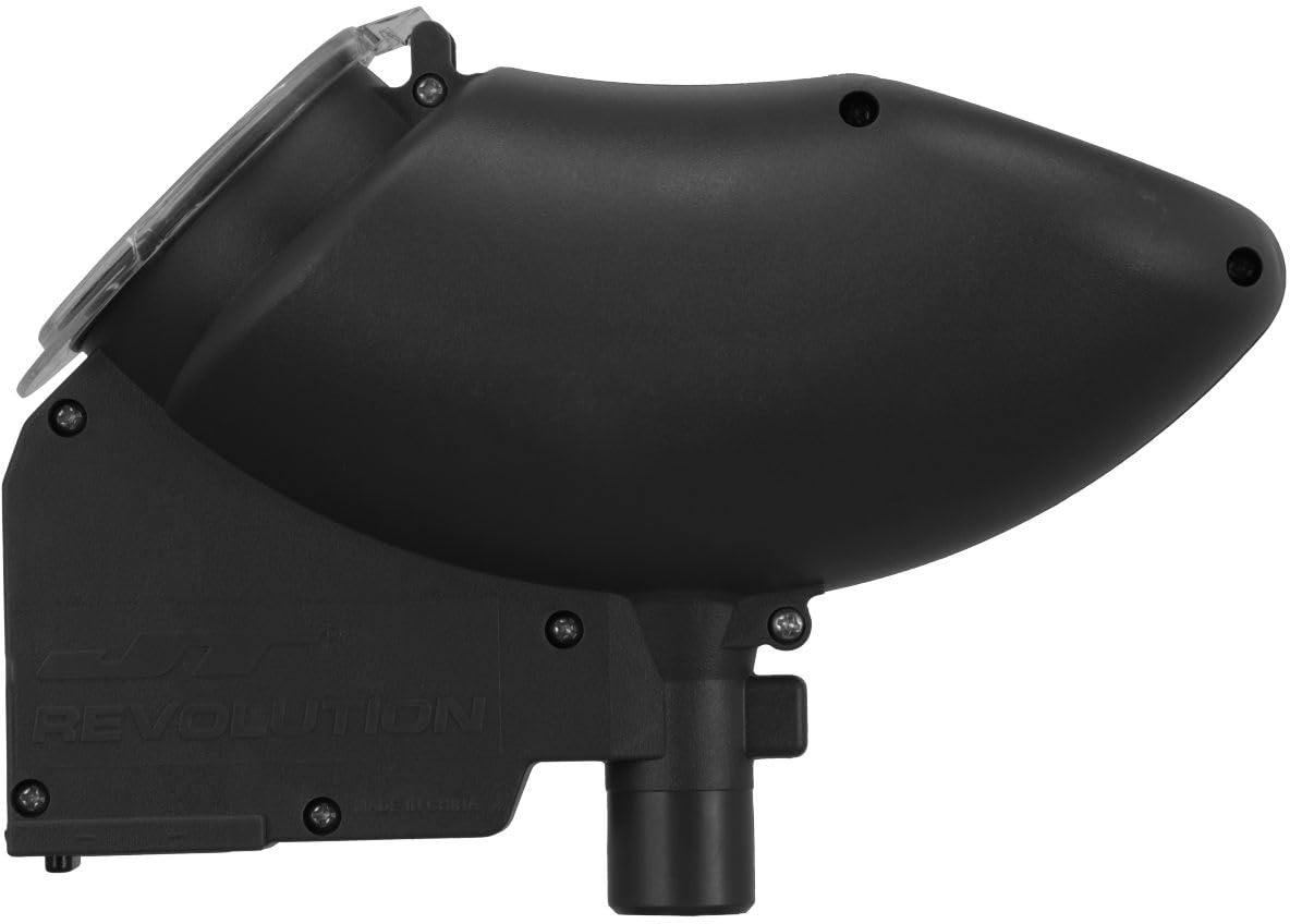 JT Revolution 180 Ball Electronic Paintball Loader - Black