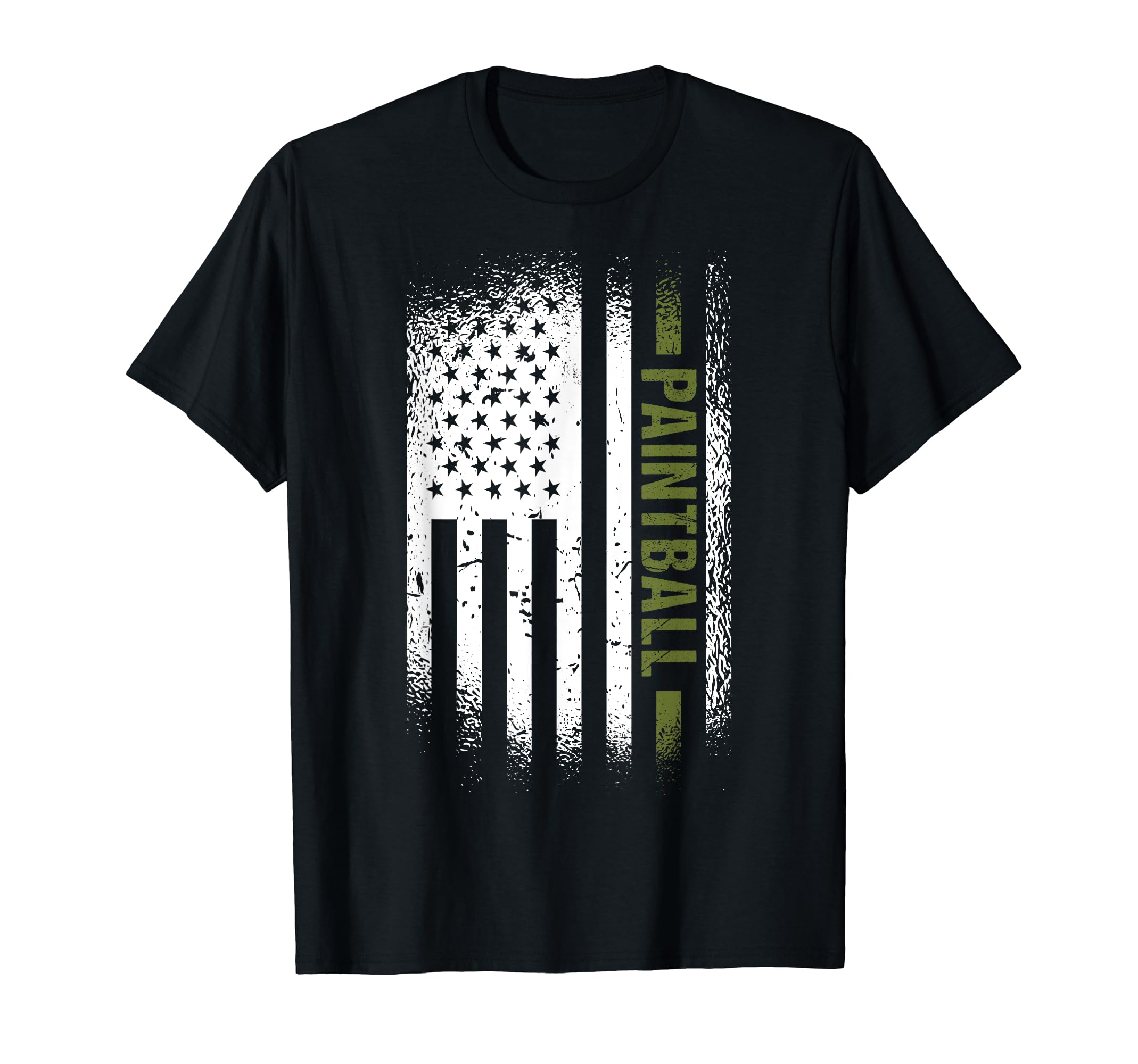 Official Paintball Fan Sport US Flag T-Shirt